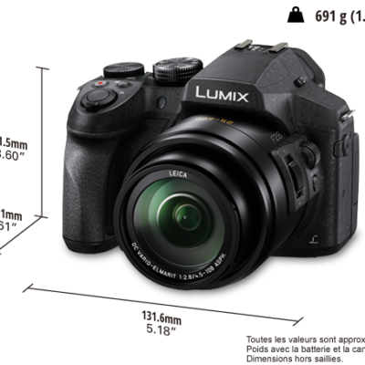 PANASONIC LUMIX DMC-FZ300 NOIR