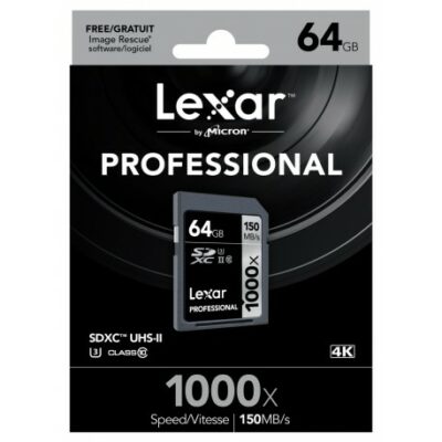 LEXAR CARTE SD 64GO 1800X