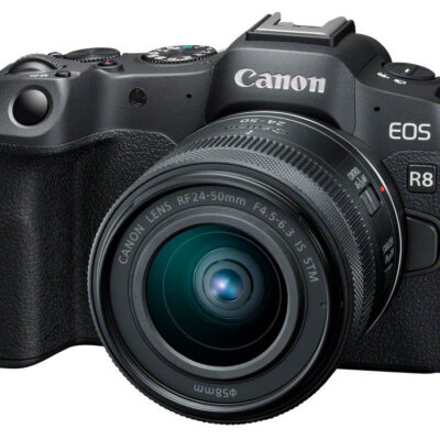 CANON EOS R8 + 24-50 (200€ D’ACCESSOIRES OFFERT JUSQU’AU 31/03/23)