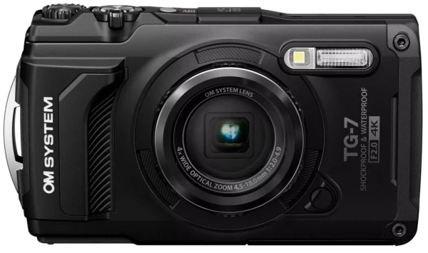 OM SYSTEM TG-7 BLACK (75€ REMBOURSÉE PAR OM SYSTEM JUSQU'AU 17/08/2025)